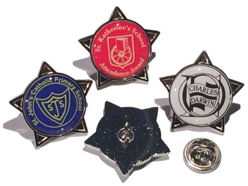 superior silver star badge